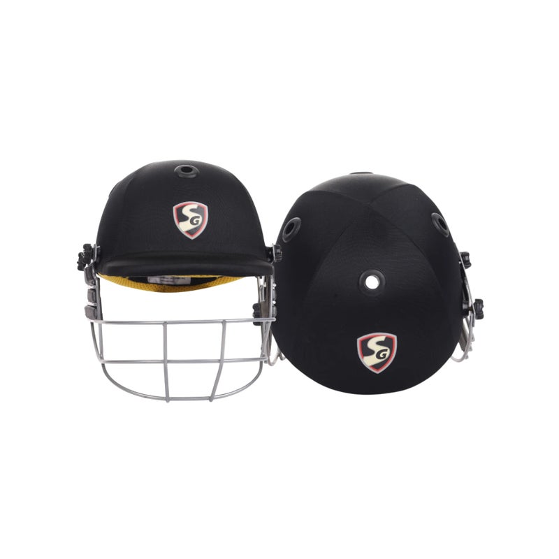 SG Blazetech Black Cricket Helmet